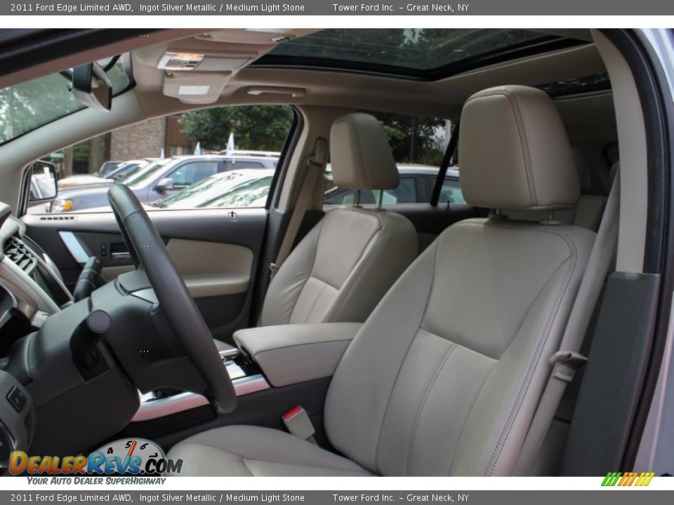 2011 Ford Edge Limited AWD Ingot Silver Metallic / Medium Light Stone Photo #16
