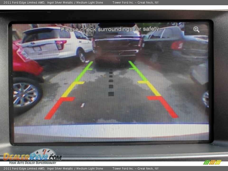 2011 Ford Edge Limited AWD Ingot Silver Metallic / Medium Light Stone Photo #18