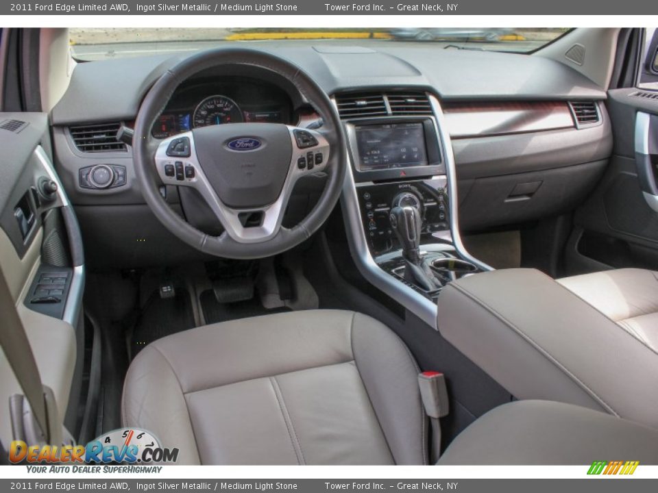 2011 Ford Edge Limited AWD Ingot Silver Metallic / Medium Light Stone Photo #20