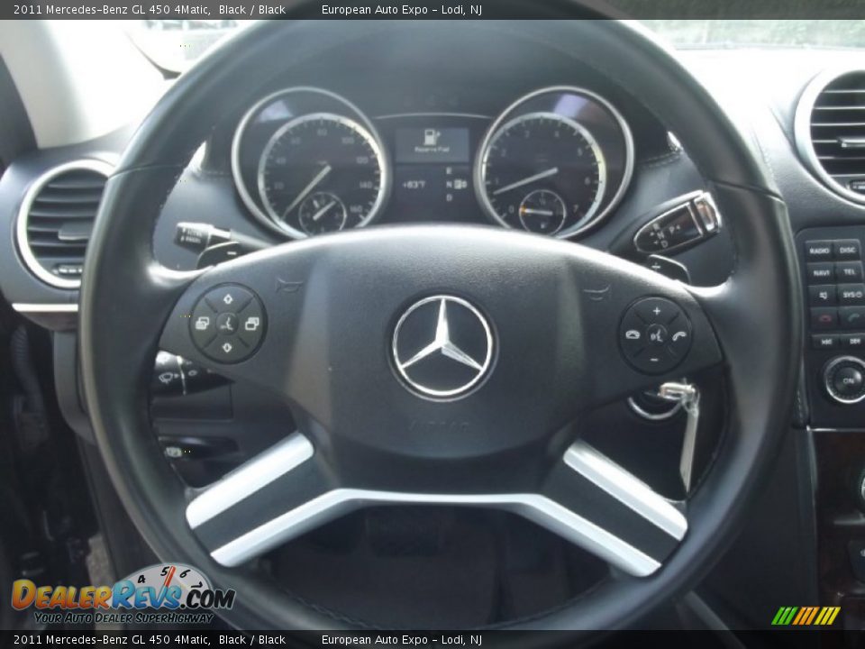 2011 Mercedes-Benz GL 450 4Matic Black / Black Photo #28