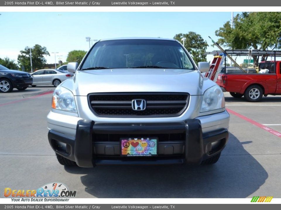 2005 Honda Pilot EX-L 4WD Billet Silver Metallic / Gray Photo #8