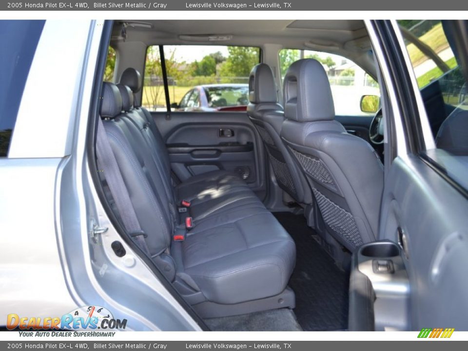 2005 Honda Pilot EX-L 4WD Billet Silver Metallic / Gray Photo #11