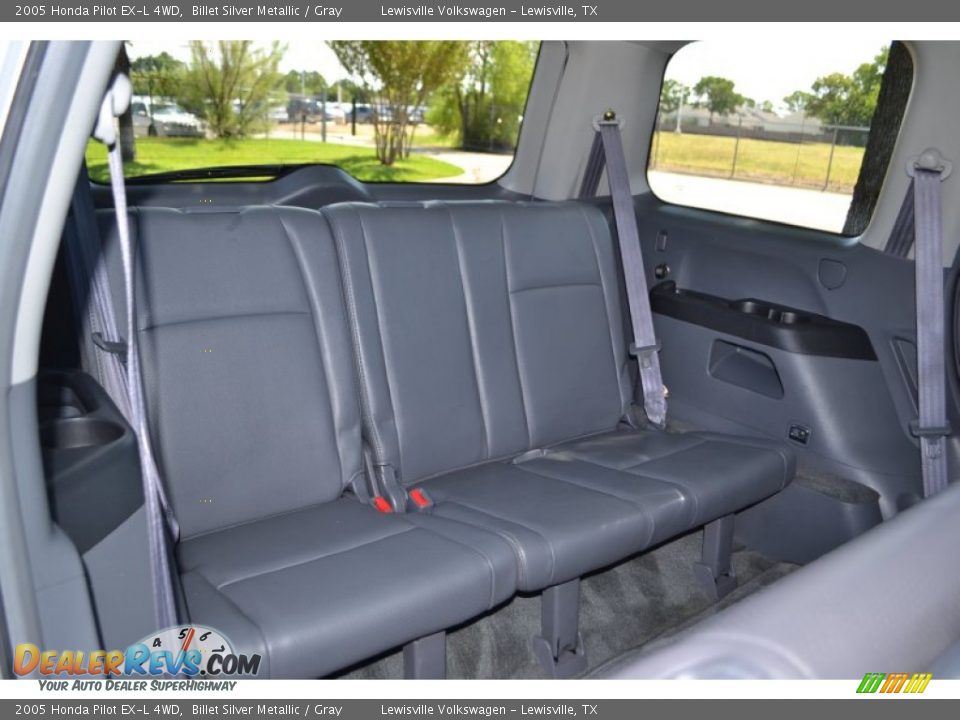 2005 Honda Pilot EX-L 4WD Billet Silver Metallic / Gray Photo #12