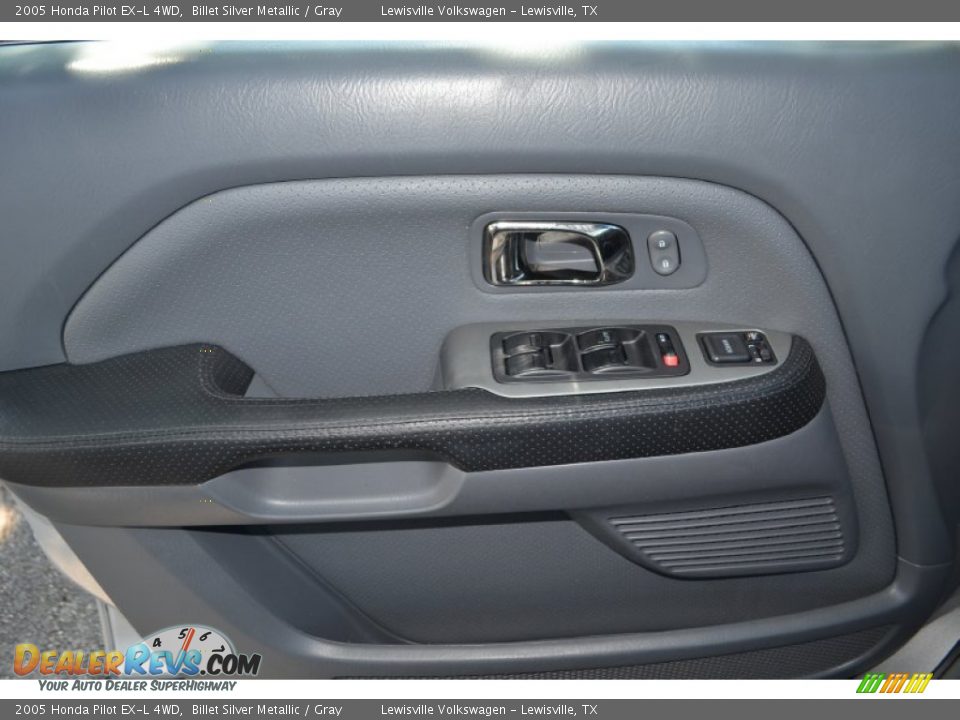 2005 Honda Pilot EX-L 4WD Billet Silver Metallic / Gray Photo #13