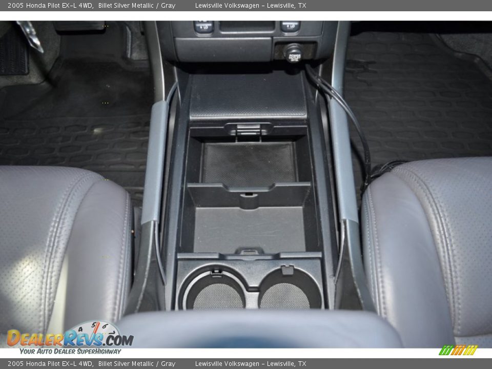 2005 Honda Pilot EX-L 4WD Billet Silver Metallic / Gray Photo #18