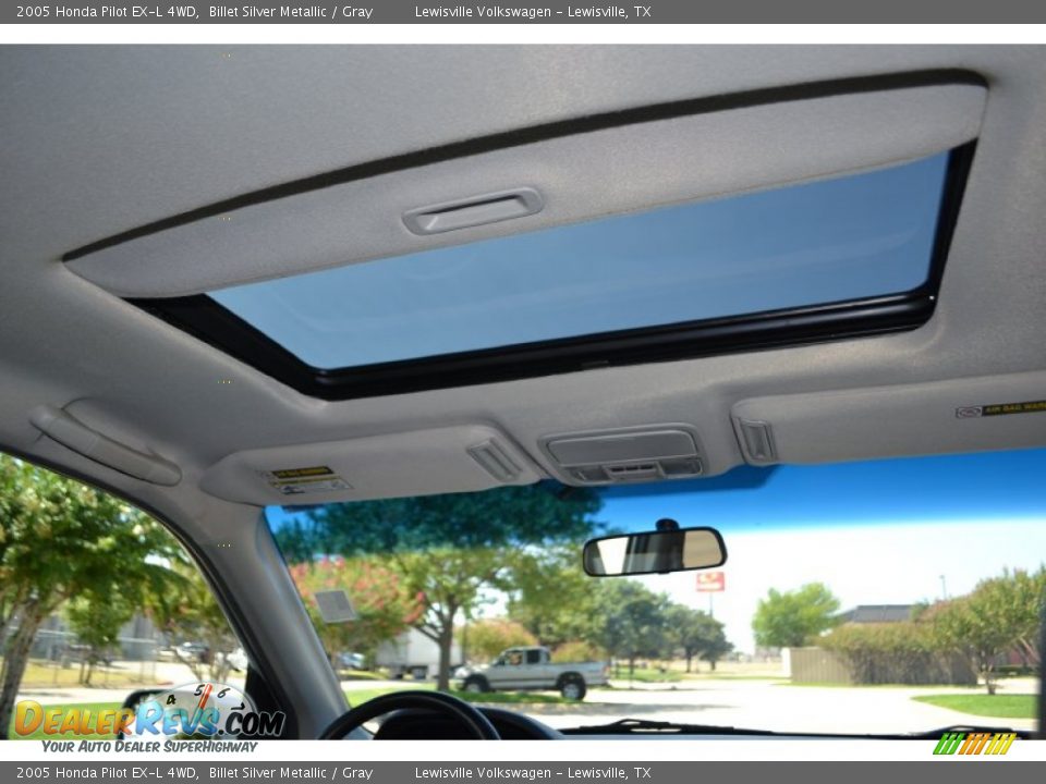 2005 Honda Pilot EX-L 4WD Billet Silver Metallic / Gray Photo #19