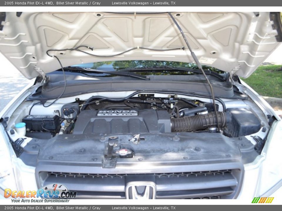 2005 Honda Pilot EX-L 4WD Billet Silver Metallic / Gray Photo #20