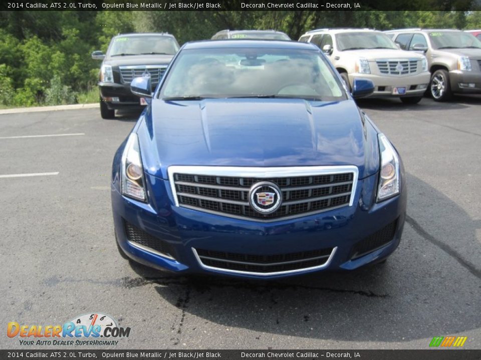 2014 Cadillac ATS 2.0L Turbo Opulent Blue Metallic / Jet Black/Jet Black Photo #2
