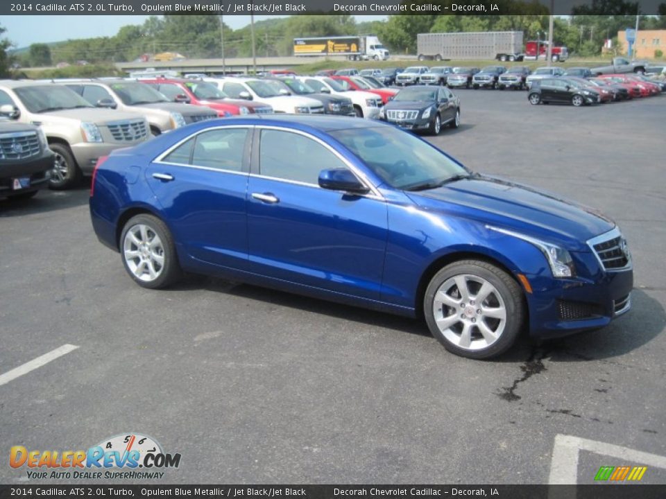 Opulent Blue Metallic 2014 Cadillac ATS 2.0L Turbo Photo #3