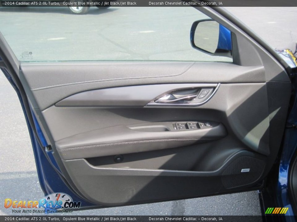 2014 Cadillac ATS 2.0L Turbo Opulent Blue Metallic / Jet Black/Jet Black Photo #8