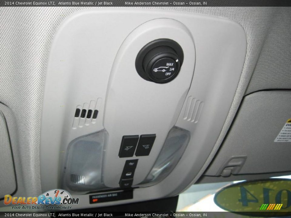 2014 Chevrolet Equinox LTZ Atlantis Blue Metallic / Jet Black Photo #9