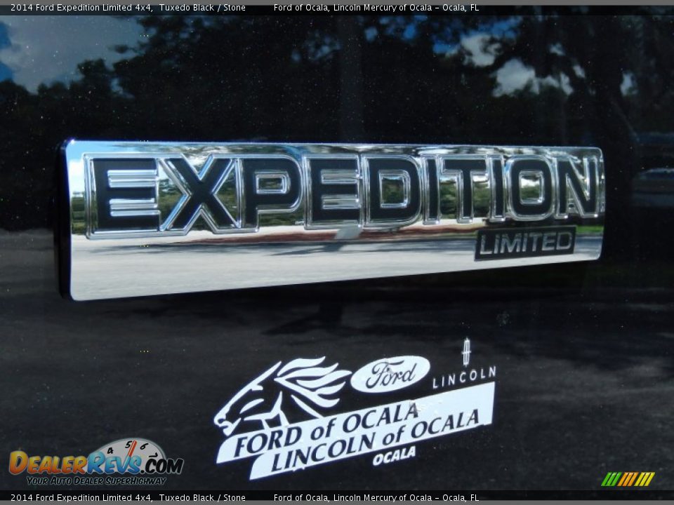 2014 Ford Expedition Limited 4x4 Tuxedo Black / Stone Photo #4