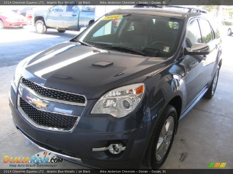 2014 Chevrolet Equinox LTZ Atlantis Blue Metallic / Jet Black Photo #18