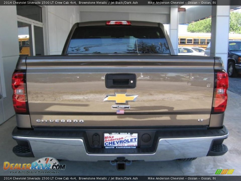 2014 Chevrolet Silverado 1500 LT Crew Cab 4x4 Brownstone Metallic / Jet Black/Dark Ash Photo #15