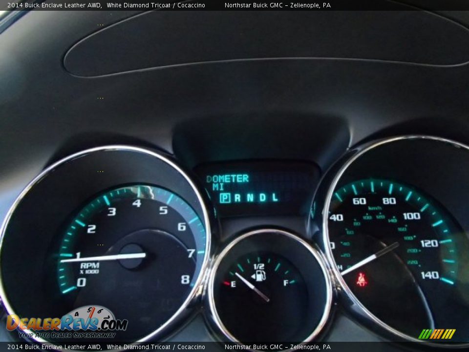 2014 Buick Enclave Leather AWD White Diamond Tricoat / Cocaccino Photo #19