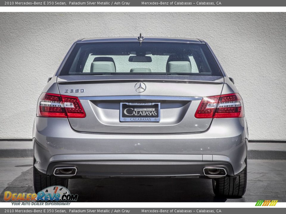 2010 Mercedes-Benz E 350 Sedan Palladium Silver Metallic / Ash Gray Photo #3