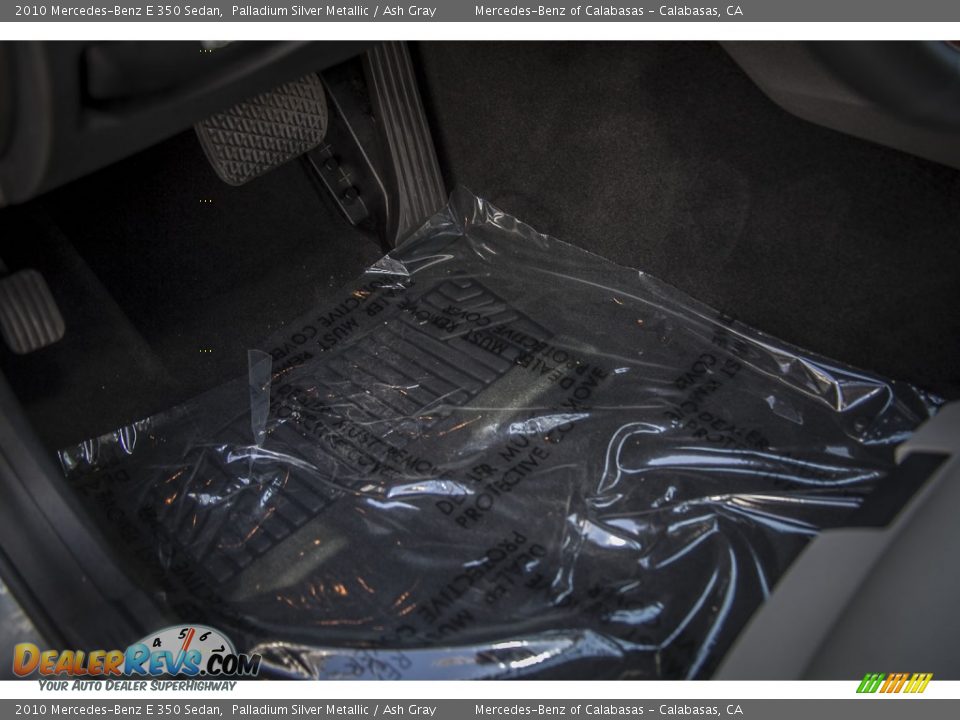 2010 Mercedes-Benz E 350 Sedan Palladium Silver Metallic / Ash Gray Photo #6
