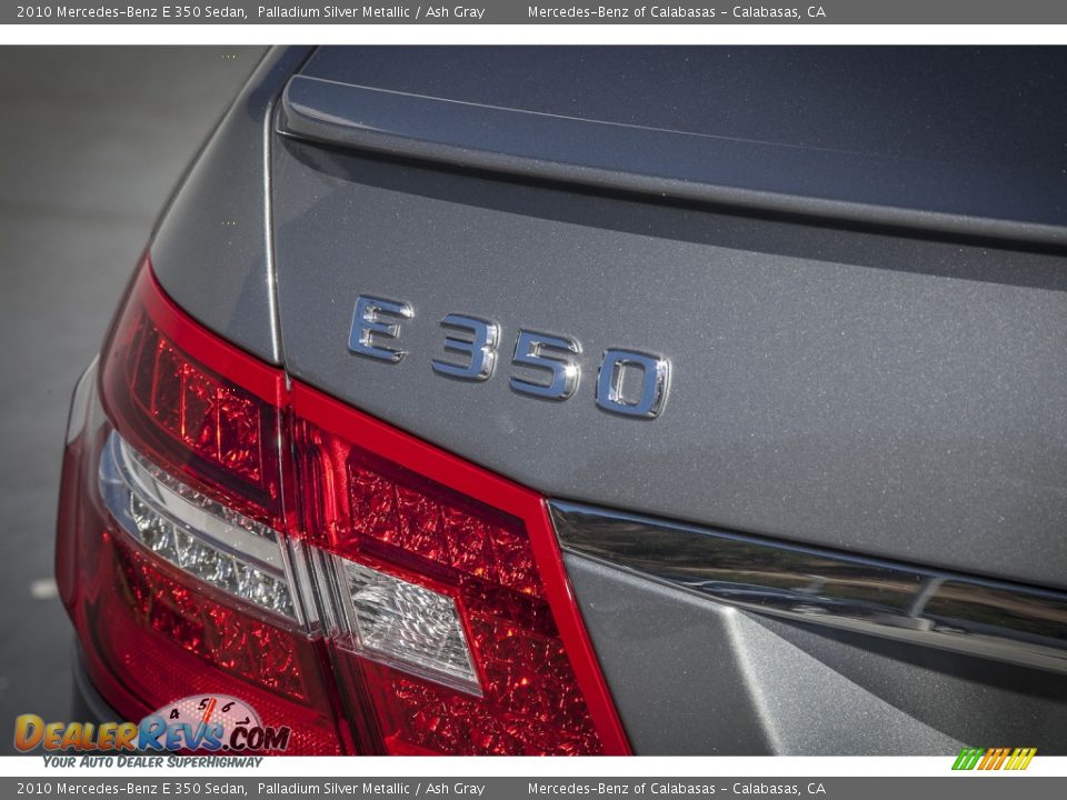 2010 Mercedes-Benz E 350 Sedan Palladium Silver Metallic / Ash Gray Photo #7