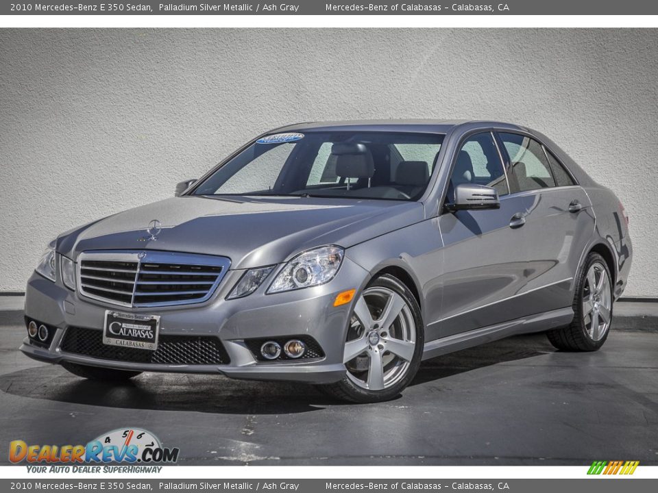 2010 Mercedes-Benz E 350 Sedan Palladium Silver Metallic / Ash Gray Photo #13