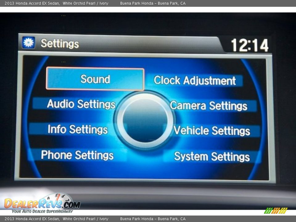 2013 Honda Accord EX Sedan White Orchid Pearl / Ivory Photo #17