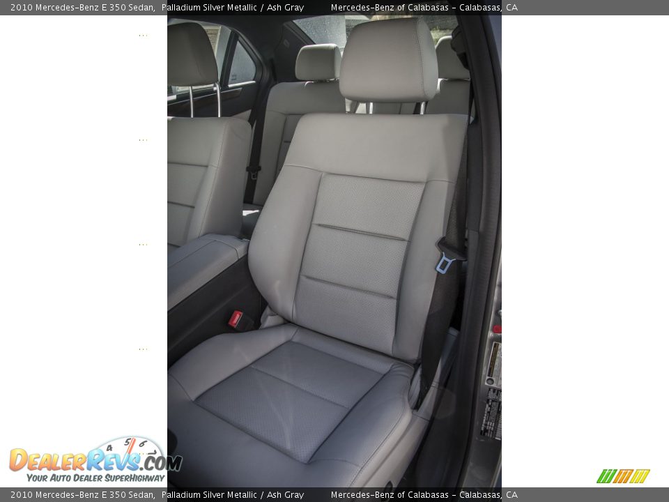 2010 Mercedes-Benz E 350 Sedan Palladium Silver Metallic / Ash Gray Photo #21