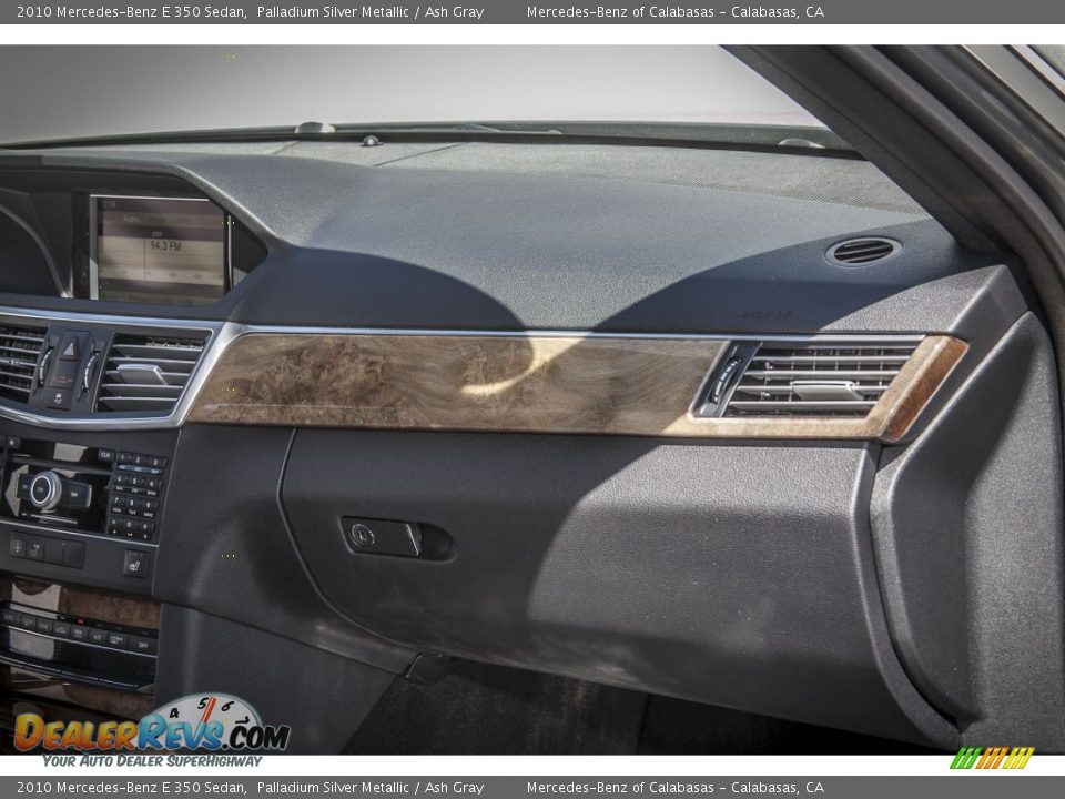 2010 Mercedes-Benz E 350 Sedan Palladium Silver Metallic / Ash Gray Photo #22