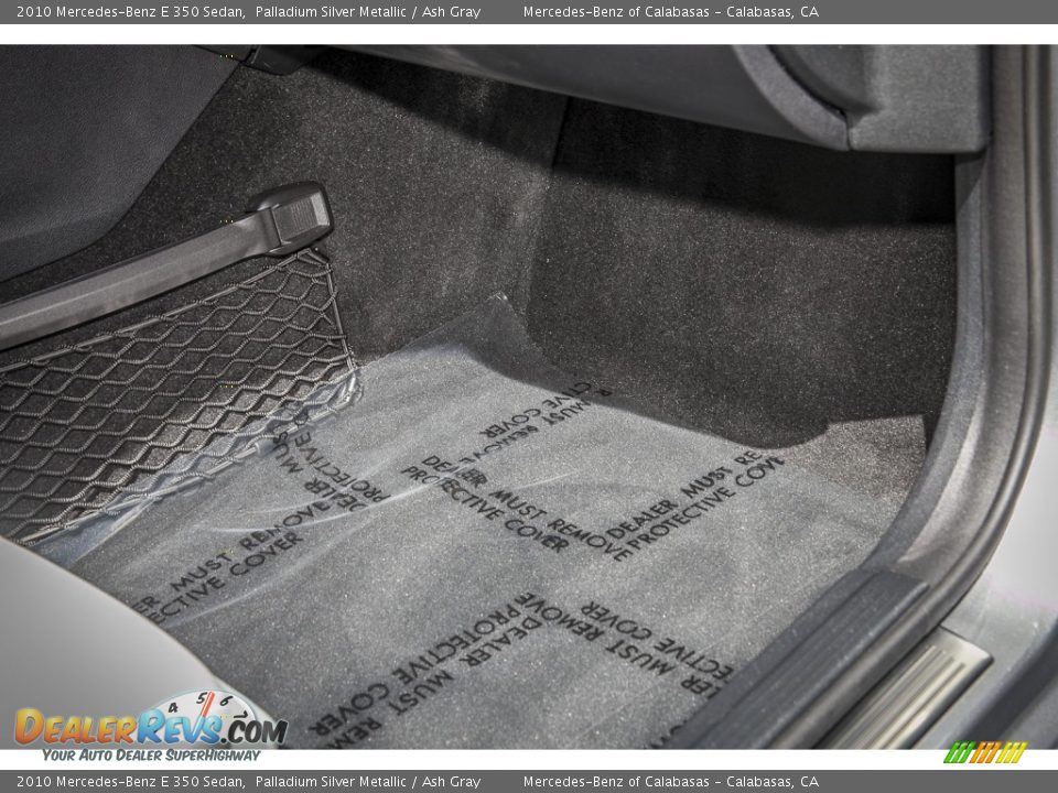 2010 Mercedes-Benz E 350 Sedan Palladium Silver Metallic / Ash Gray Photo #23