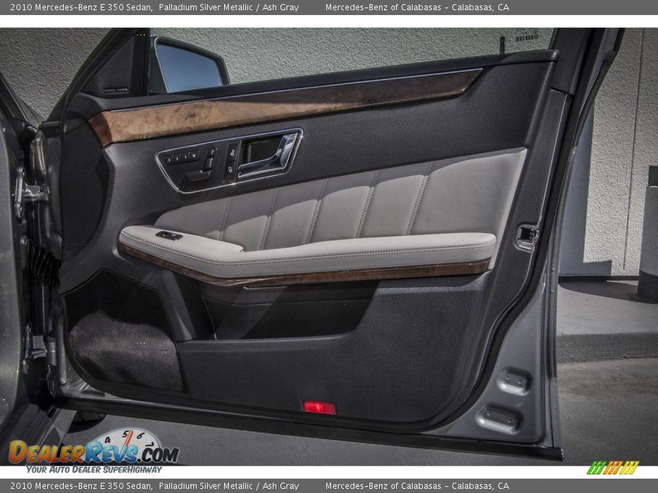 2010 Mercedes-Benz E 350 Sedan Palladium Silver Metallic / Ash Gray Photo #24