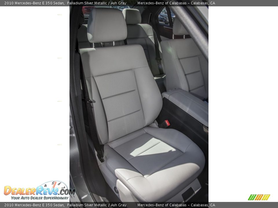 2010 Mercedes-Benz E 350 Sedan Palladium Silver Metallic / Ash Gray Photo #25