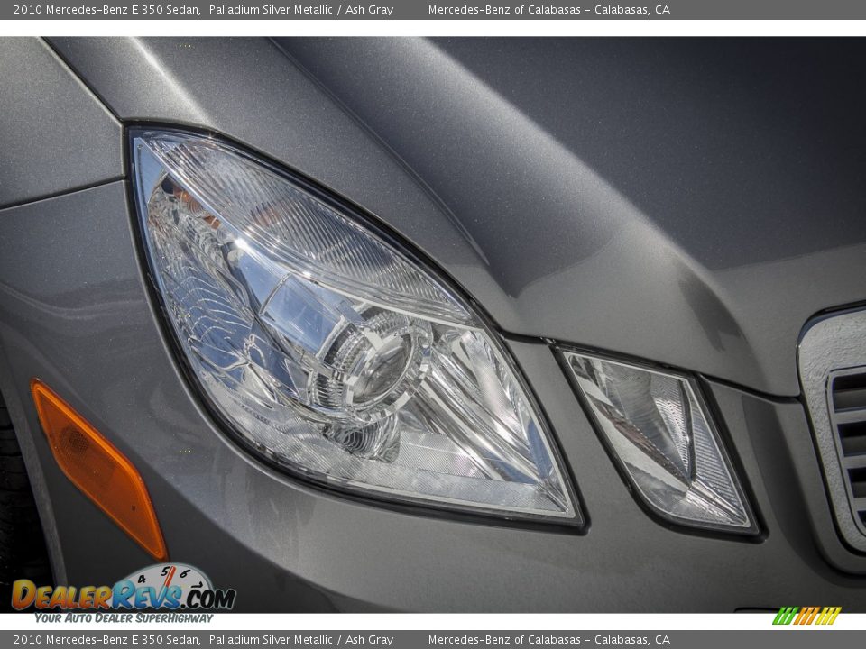 2010 Mercedes-Benz E 350 Sedan Palladium Silver Metallic / Ash Gray Photo #27