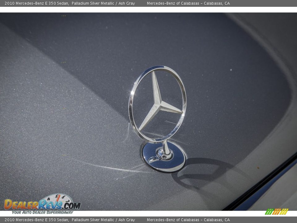 2010 Mercedes-Benz E 350 Sedan Palladium Silver Metallic / Ash Gray Photo #28