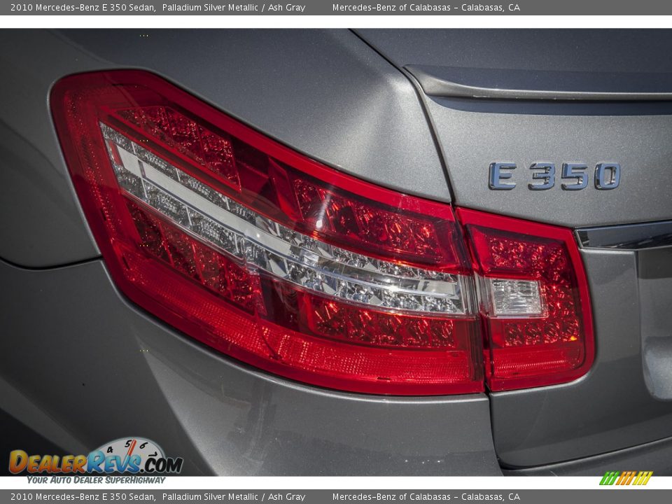 2010 Mercedes-Benz E 350 Sedan Palladium Silver Metallic / Ash Gray Photo #29