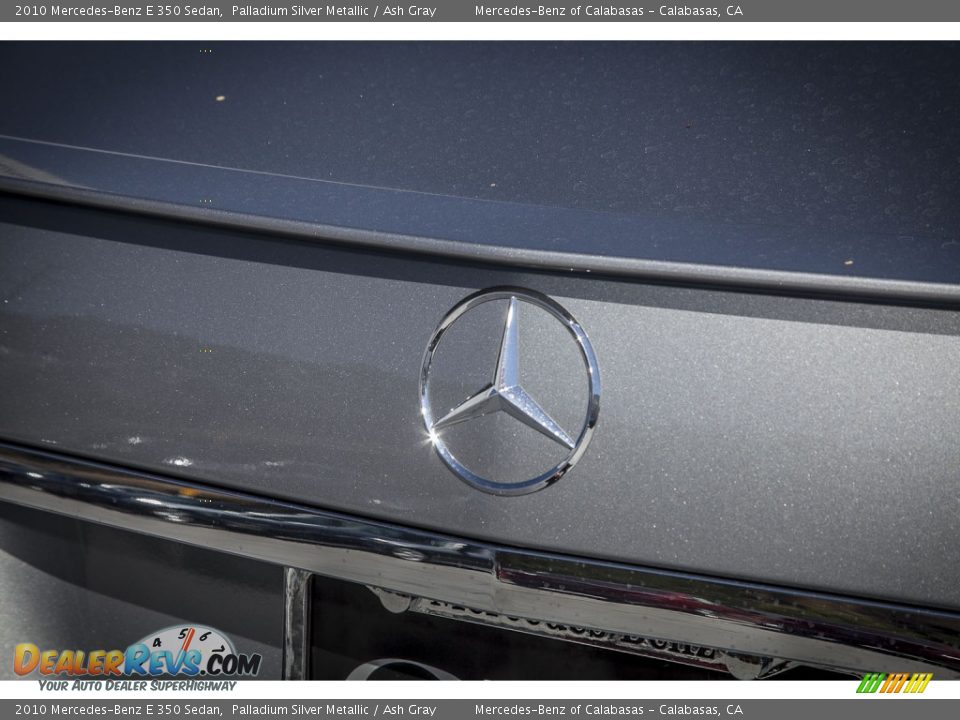 2010 Mercedes-Benz E 350 Sedan Palladium Silver Metallic / Ash Gray Photo #30