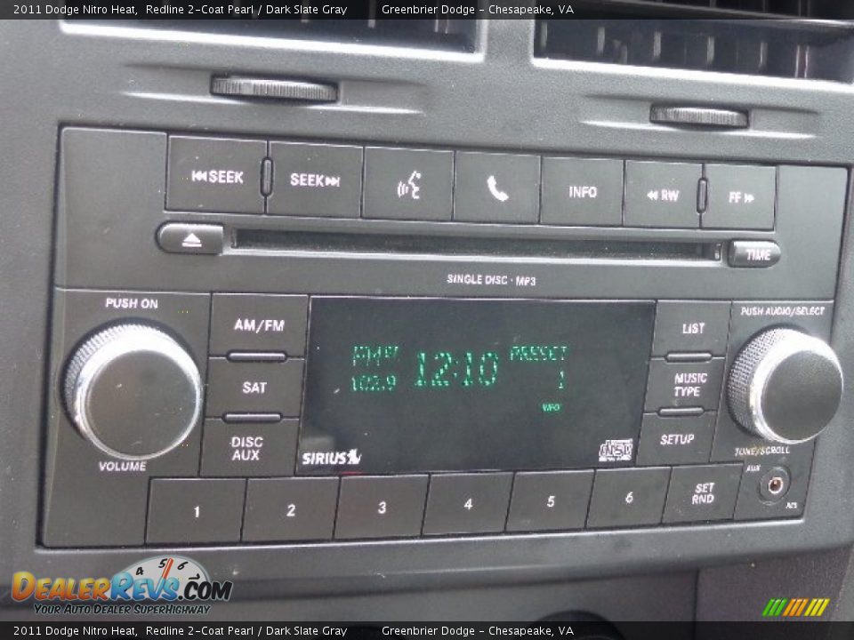 2011 Dodge Nitro Heat Redline 2-Coat Pearl / Dark Slate Gray Photo #3