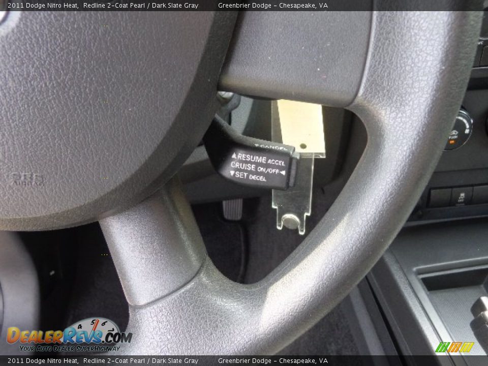 2011 Dodge Nitro Heat Redline 2-Coat Pearl / Dark Slate Gray Photo #5
