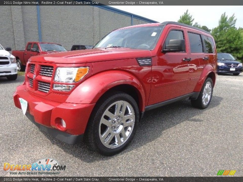 2011 Dodge Nitro Heat Redline 2-Coat Pearl / Dark Slate Gray Photo #8