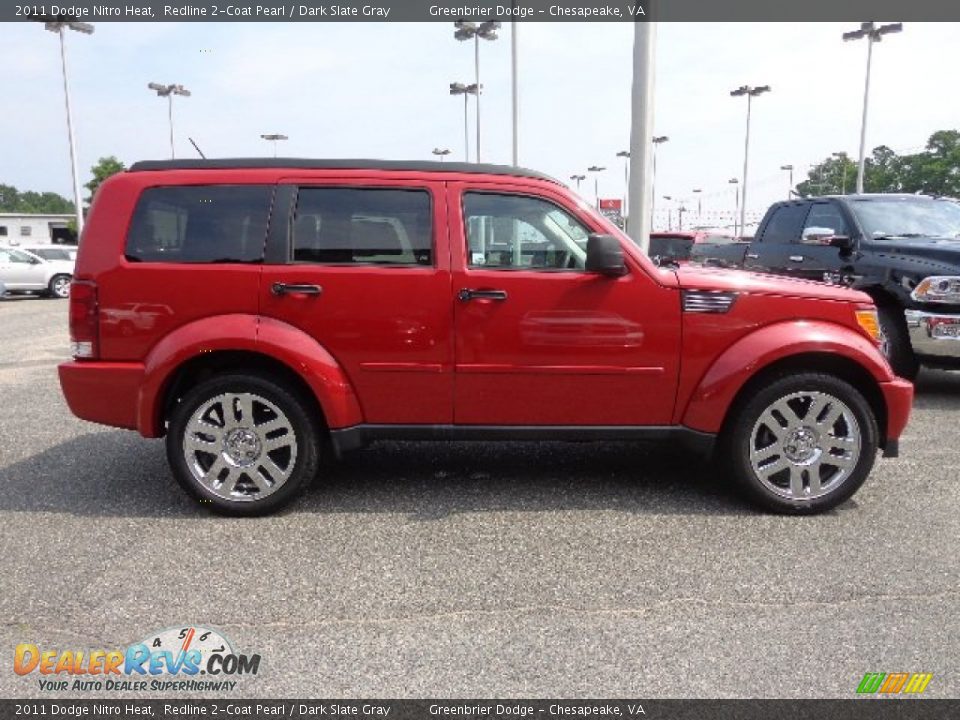 2011 Dodge Nitro Heat Redline 2-Coat Pearl / Dark Slate Gray Photo #13