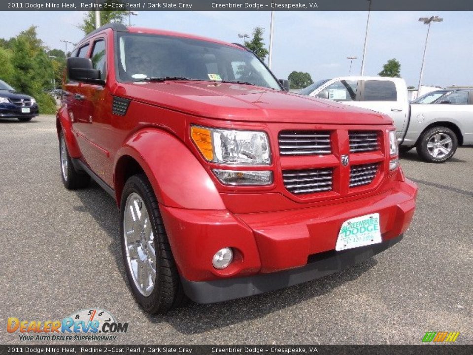 2011 Dodge Nitro Heat Redline 2-Coat Pearl / Dark Slate Gray Photo #15