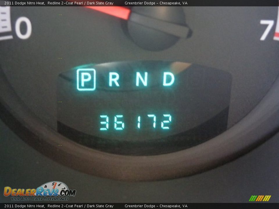 2011 Dodge Nitro Heat Redline 2-Coat Pearl / Dark Slate Gray Photo #22