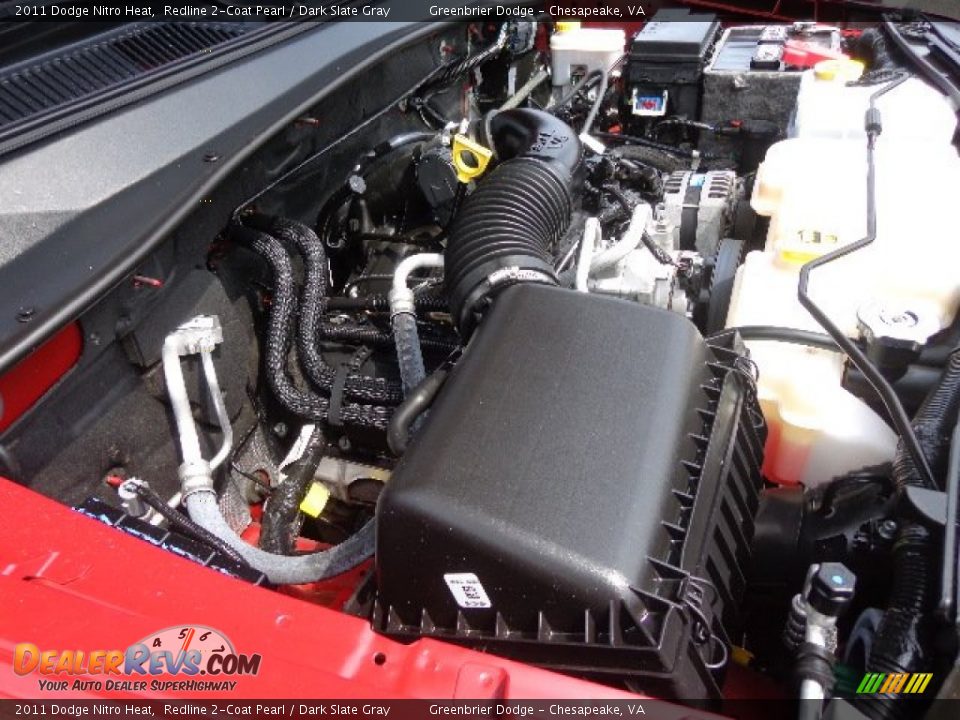 2011 Dodge Nitro Heat Redline 2-Coat Pearl / Dark Slate Gray Photo #25
