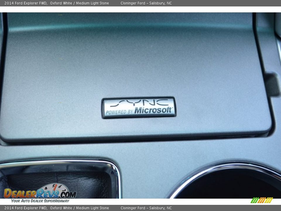 2014 Ford Explorer FWD Oxford White / Medium Light Stone Photo #13