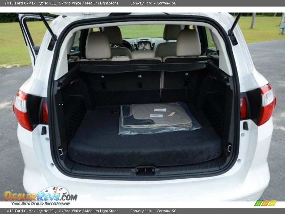 2013 Ford C-Max Hybrid SEL Oxford White / Medium Light Stone Photo #14