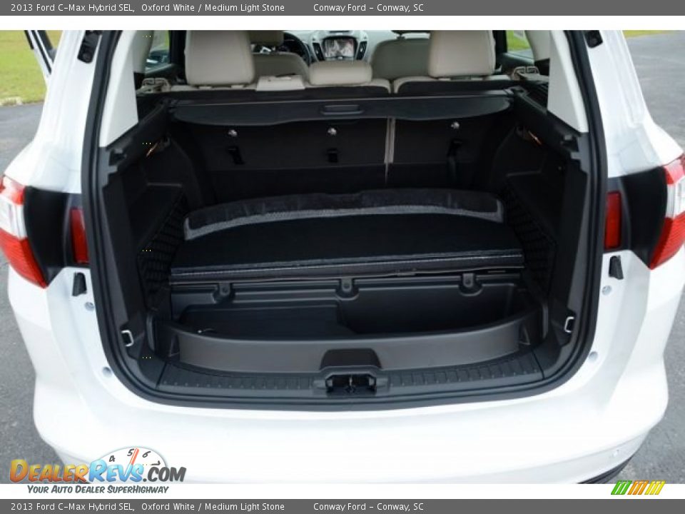 2013 Ford C-Max Hybrid SEL Oxford White / Medium Light Stone Photo #15