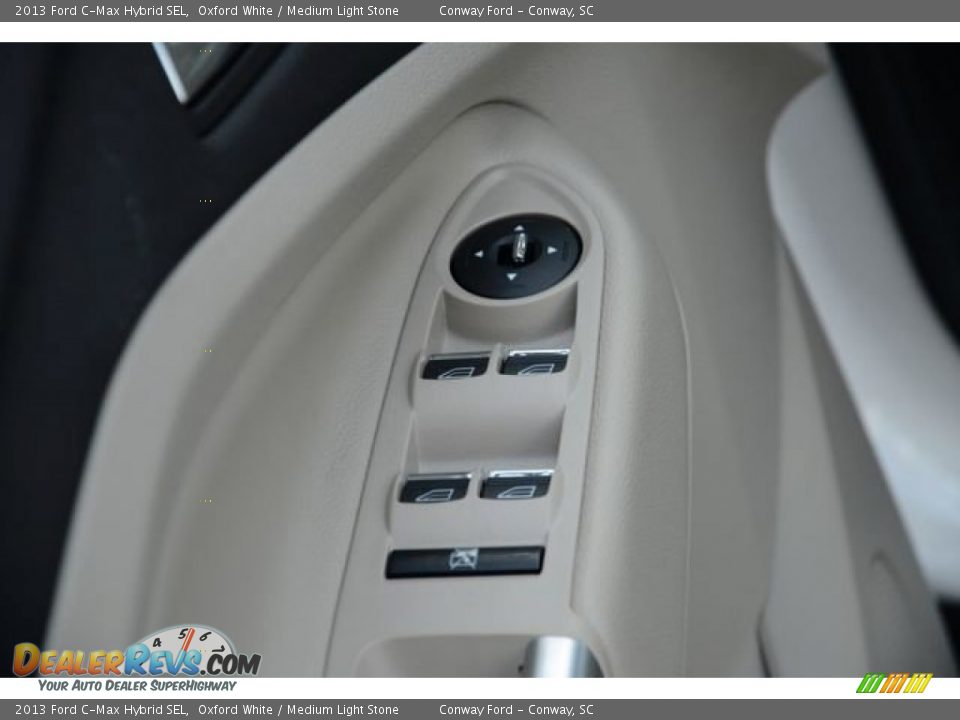 2013 Ford C-Max Hybrid SEL Oxford White / Medium Light Stone Photo #20