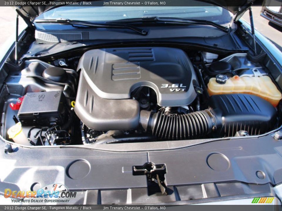 2012 Dodge Charger SE Tungsten Metallic / Black Photo #7