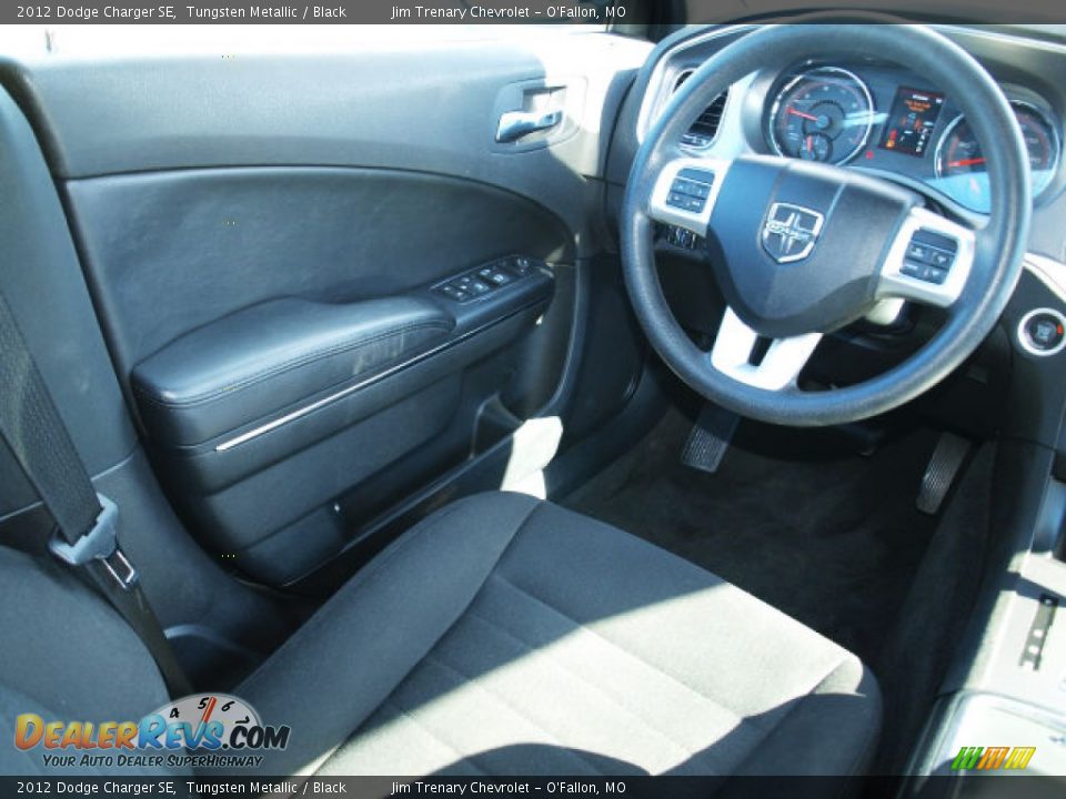 2012 Dodge Charger SE Tungsten Metallic / Black Photo #11
