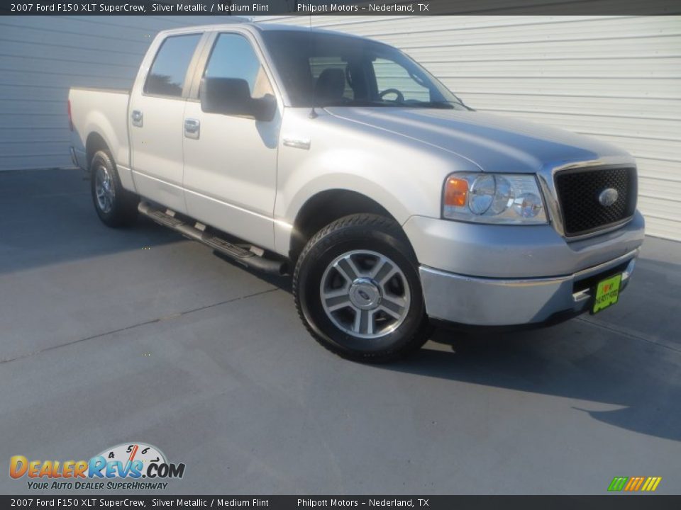 2007 Ford F150 XLT SuperCrew Silver Metallic / Medium Flint Photo #2