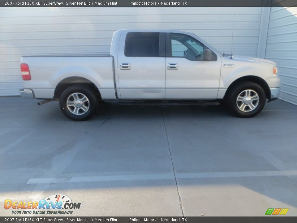 2007 Ford F150 XLT SuperCrew Silver Metallic / Medium Flint Photo #3