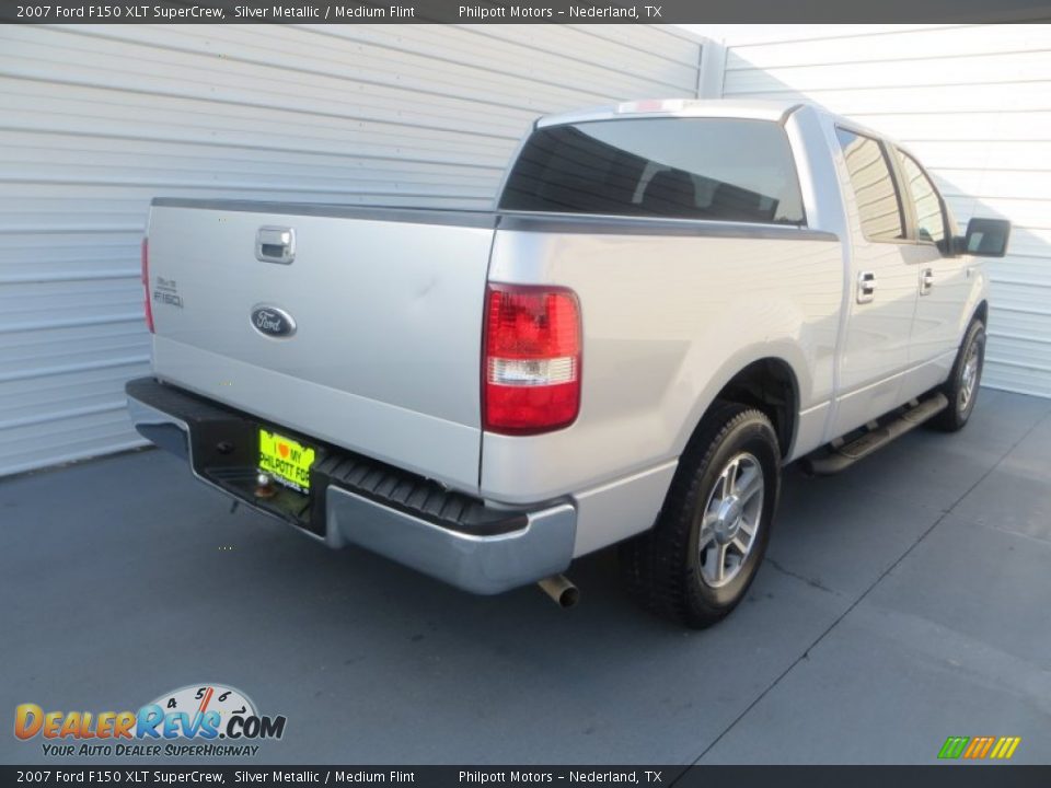 2007 Ford F150 XLT SuperCrew Silver Metallic / Medium Flint Photo #4