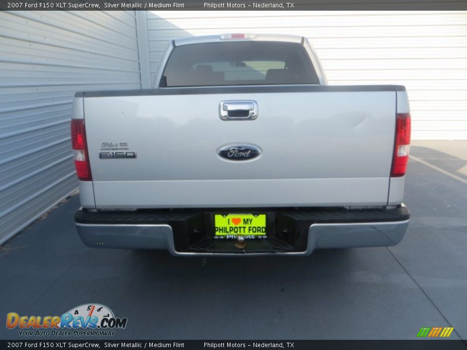 2007 Ford F150 XLT SuperCrew Silver Metallic / Medium Flint Photo #5